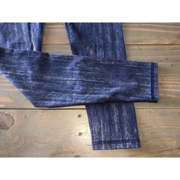 Victoria Sport Victoria's Secret athletic leggings blue/silver women's size M - Picture 2 of 5